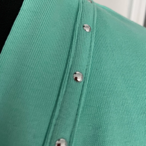 Rafaella Cardigan Set Size L Mint Color All Cotton Studded Cottagecore Practical - Picture 2 of 11
